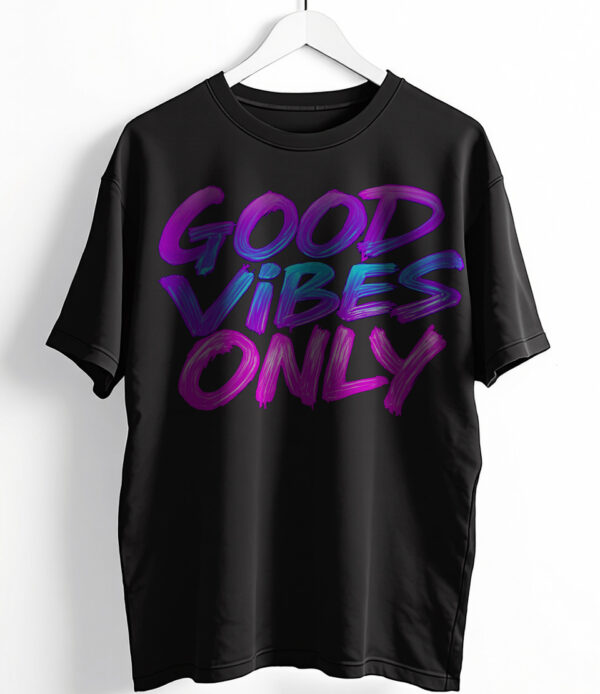 Good Vibes Only Oversized T-Shirt