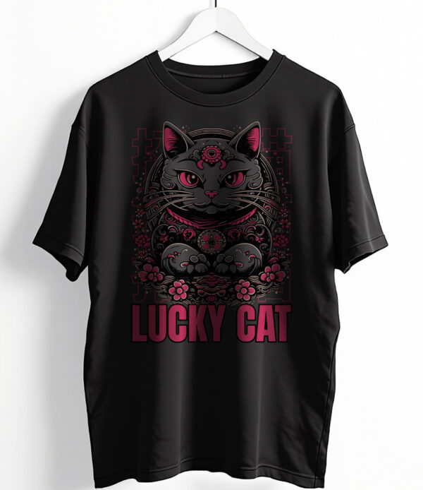 Lucky Cat Oversized T-Shirt